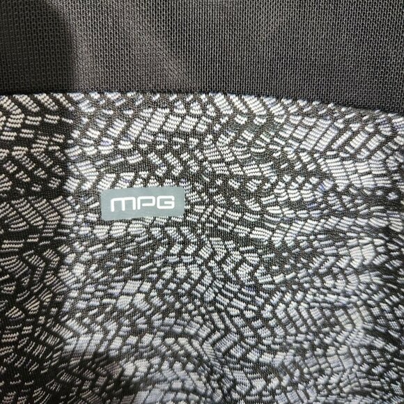 MPG Tennis Dress Womens Medium Black Gray Athletic Sheer Mesh Paneling - Picture 5 of 15